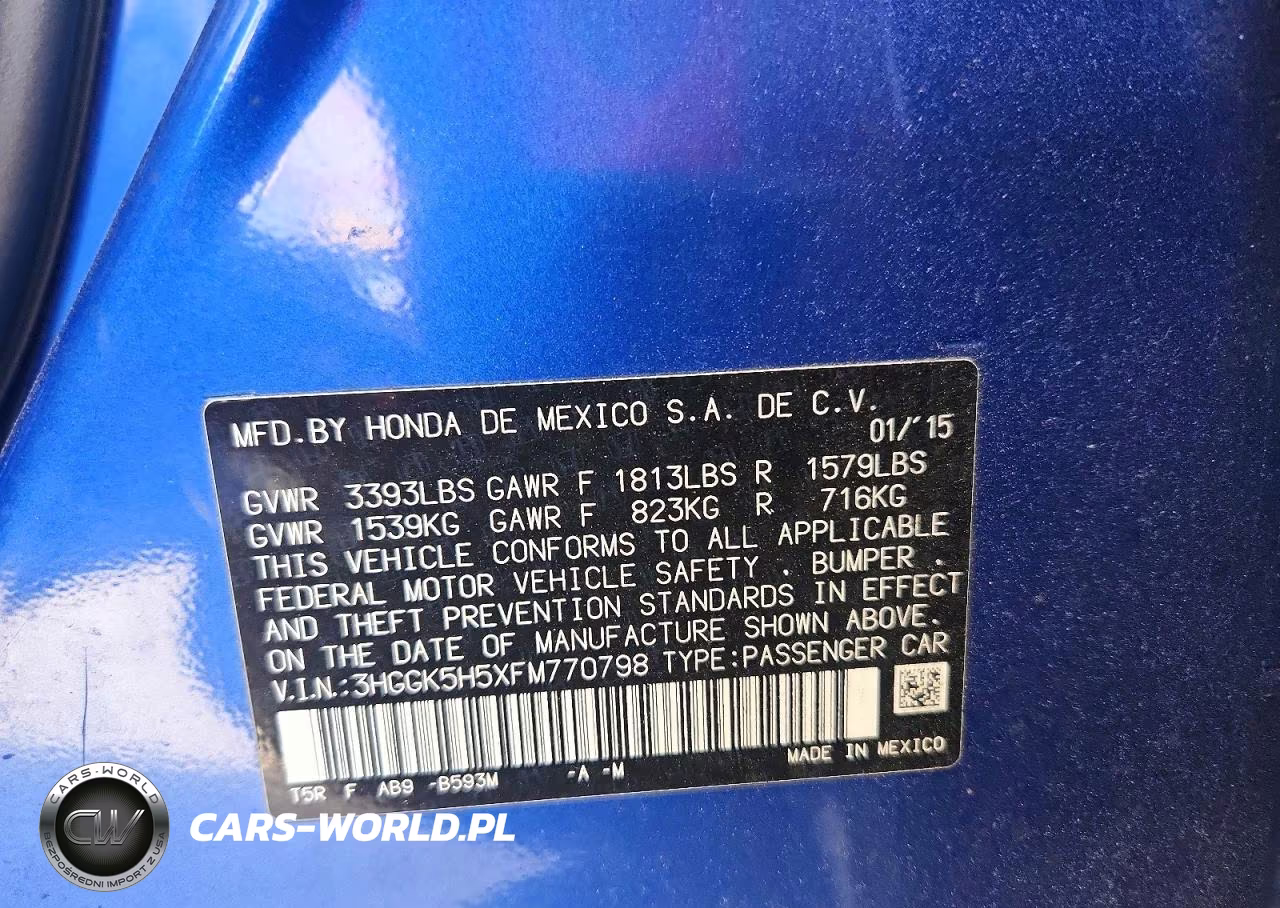 2015 Honda Fit Lx VIN:3HGGK5H5XFM770798 - 12