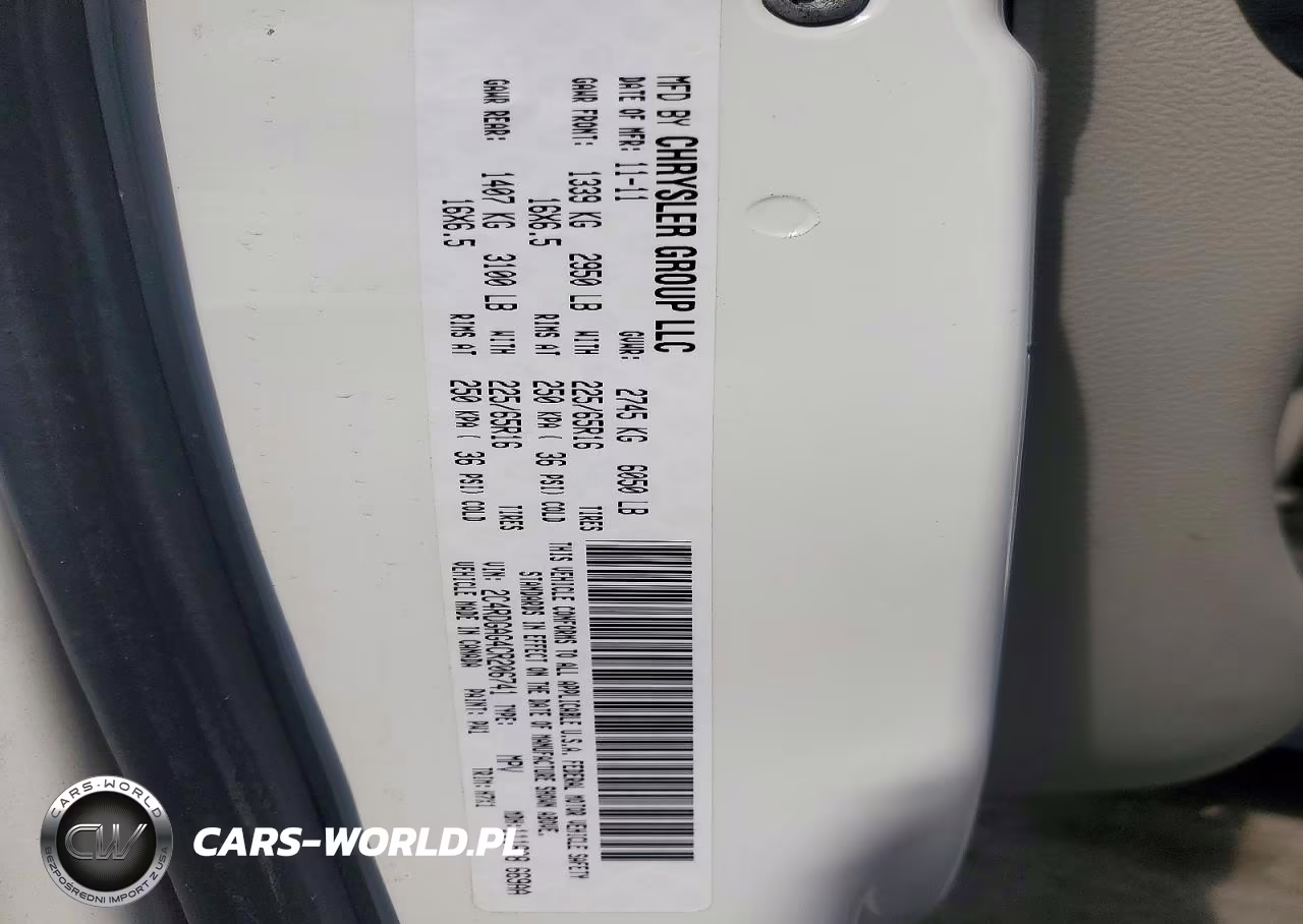 2012 Dodge Ram Van VIN:2C4RDGAG4CR206741 - 13