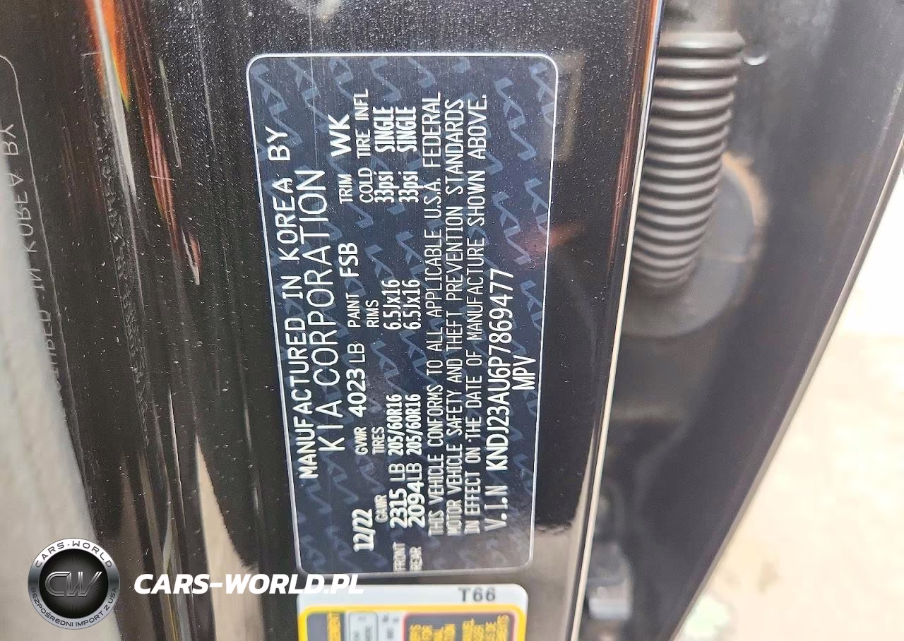 2023 Kia Soul Lx VIN:KNDJ23AU6P7869477 - 12