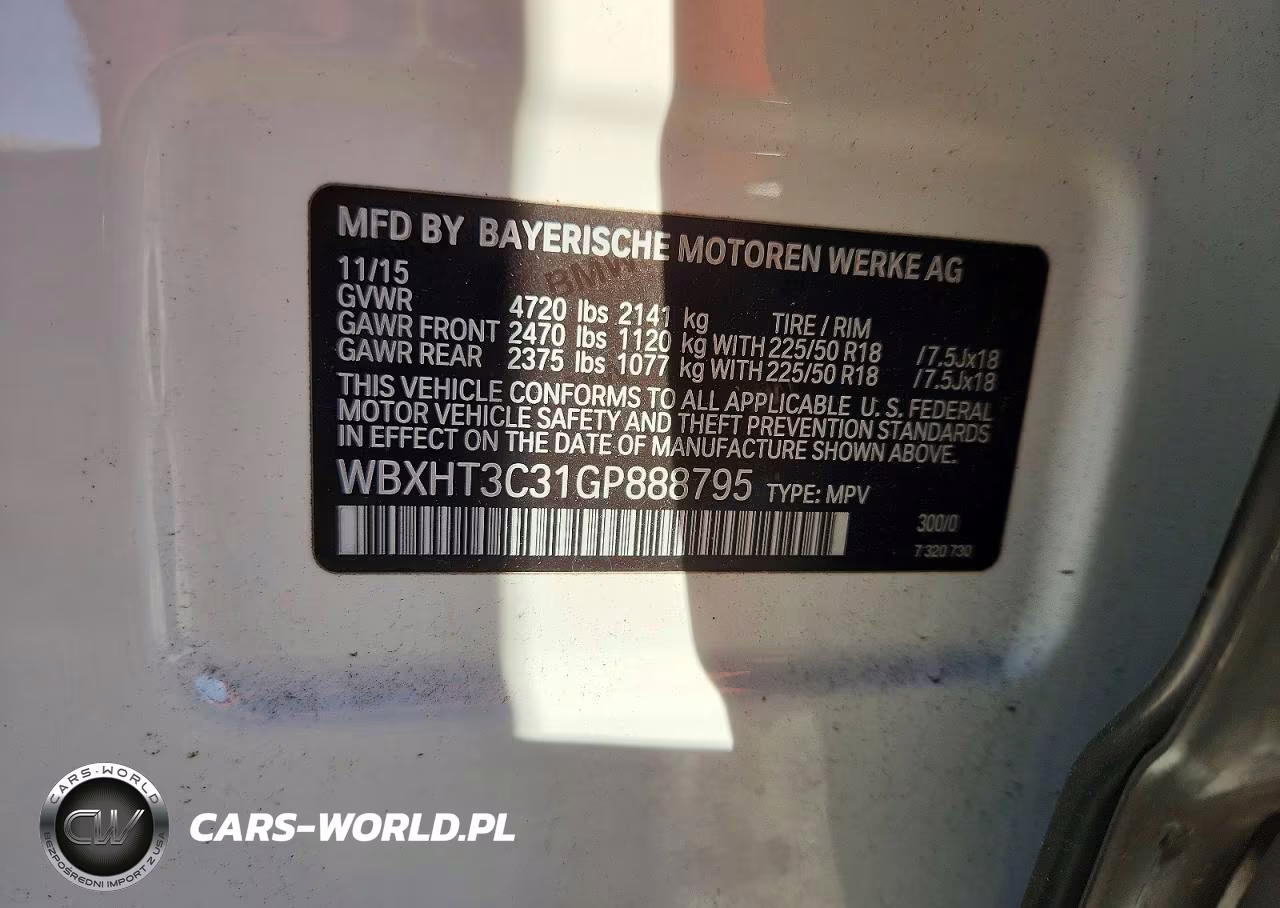 2016 BMW X1 xDrive28I VIN:WBXHT3C31GP888795 - 13