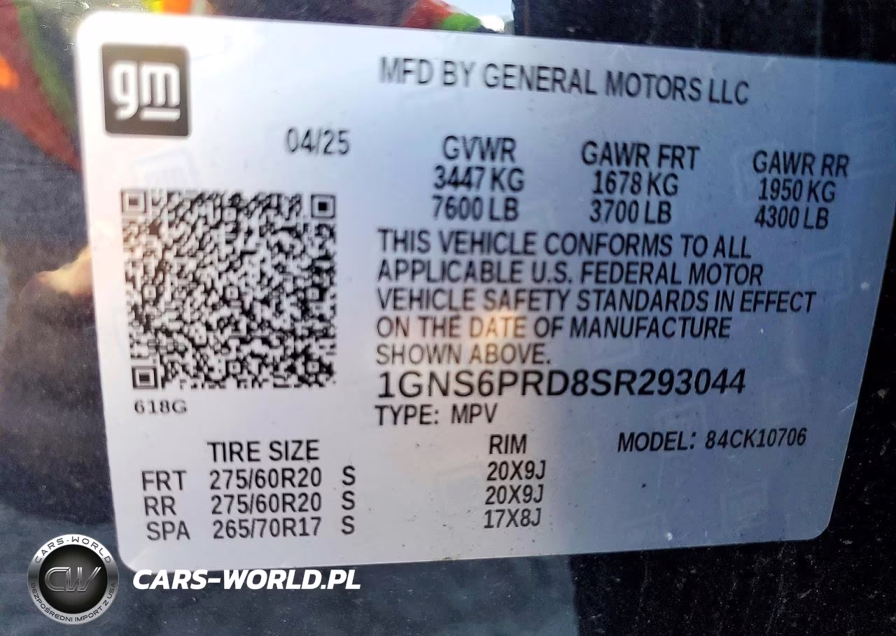 2025 Chevrolet Tahoe K1500 Z71 VIN:1GNS6PRD8SR293044 - 14