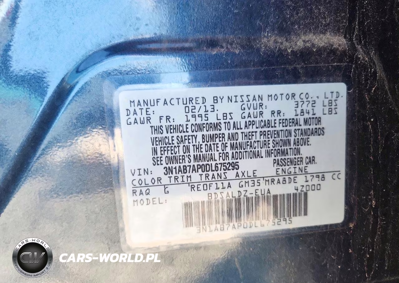 2013 Nissan Sentra S VIN:3N1AB7AP0DL675295 - 12