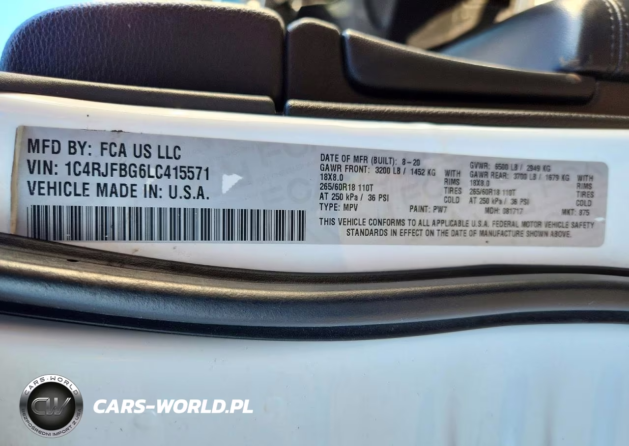 2020 Jeep Grand Cherokee Limited VIN:1C4RJFBG6LC415571 - 13