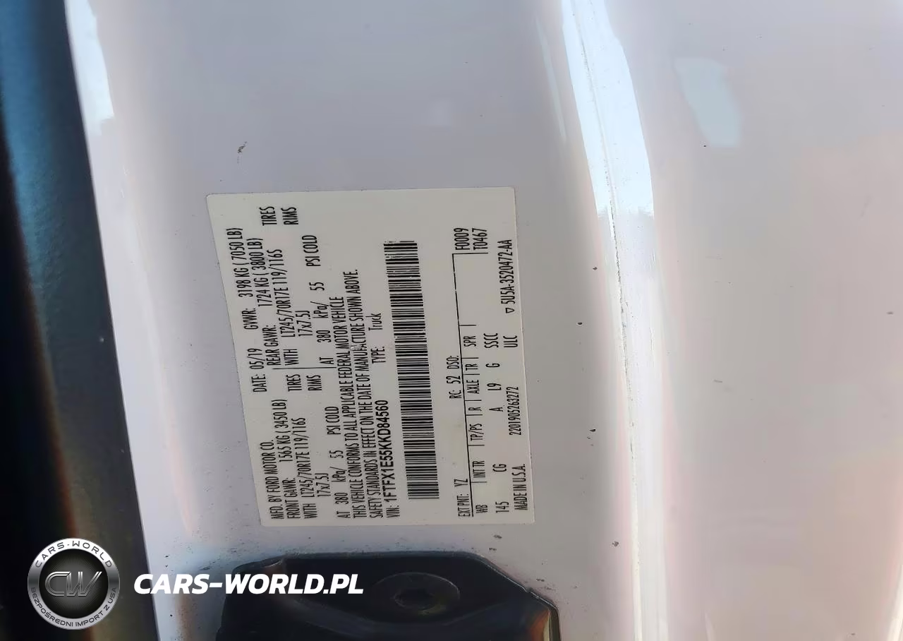 2019 Ford F150 Super Cab VIN:1FTFX1E55KKD84560 - 12