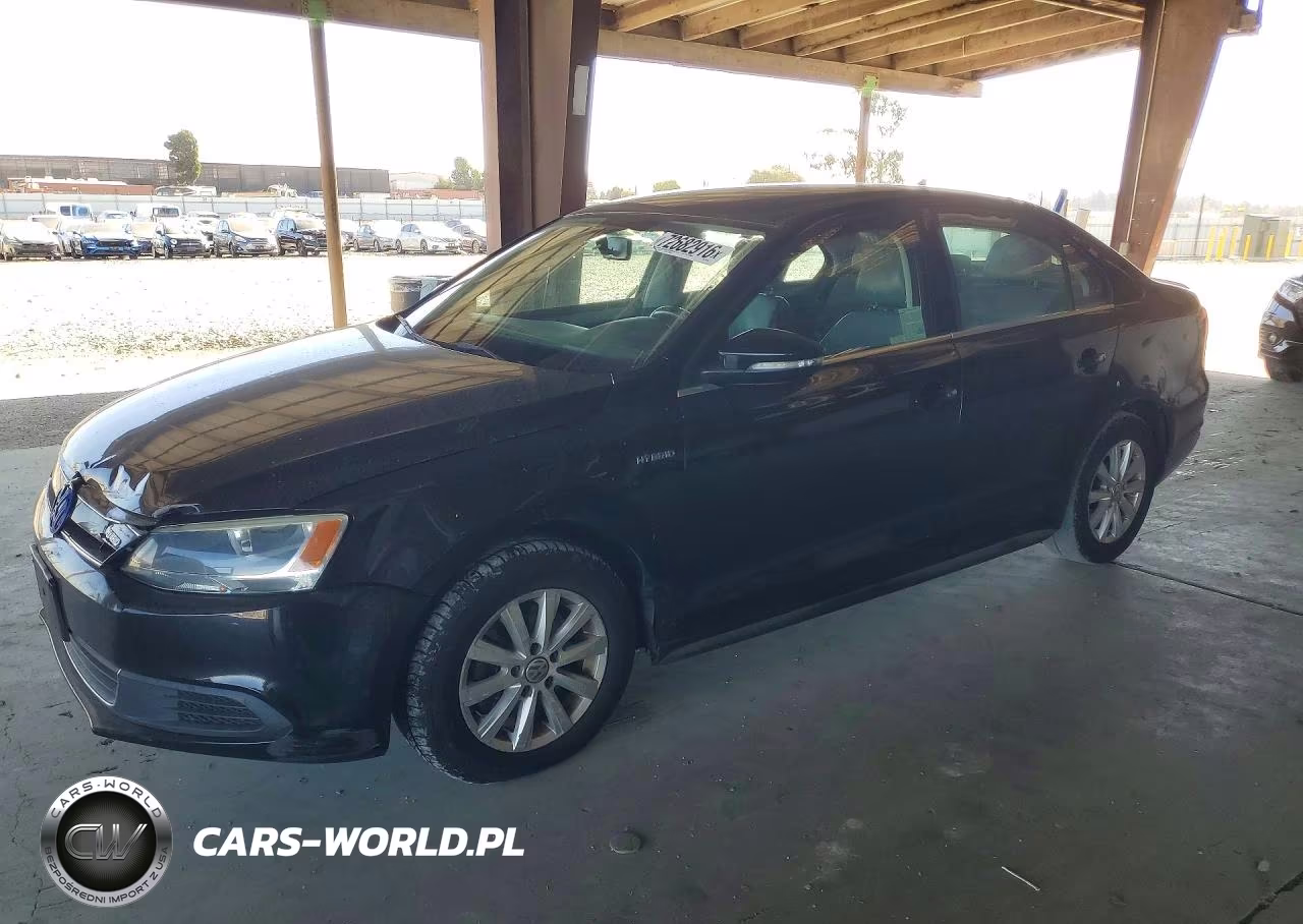 2013 Volkswagen Jetta Hybrid VIN:3VW637AJXDM289485 - 1
