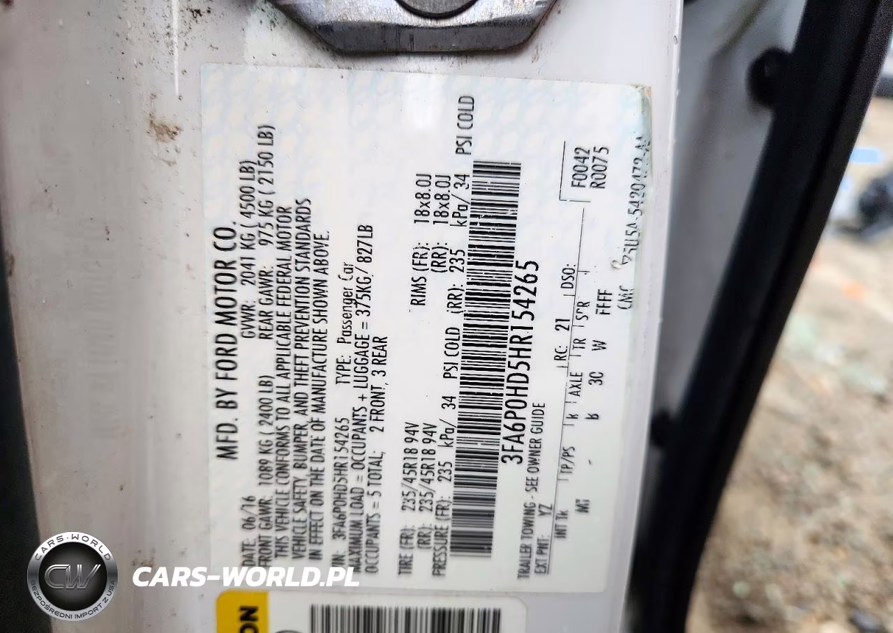 2017 Ford Fusion Se VIN:3FA6P0HD5HR154265 - 12