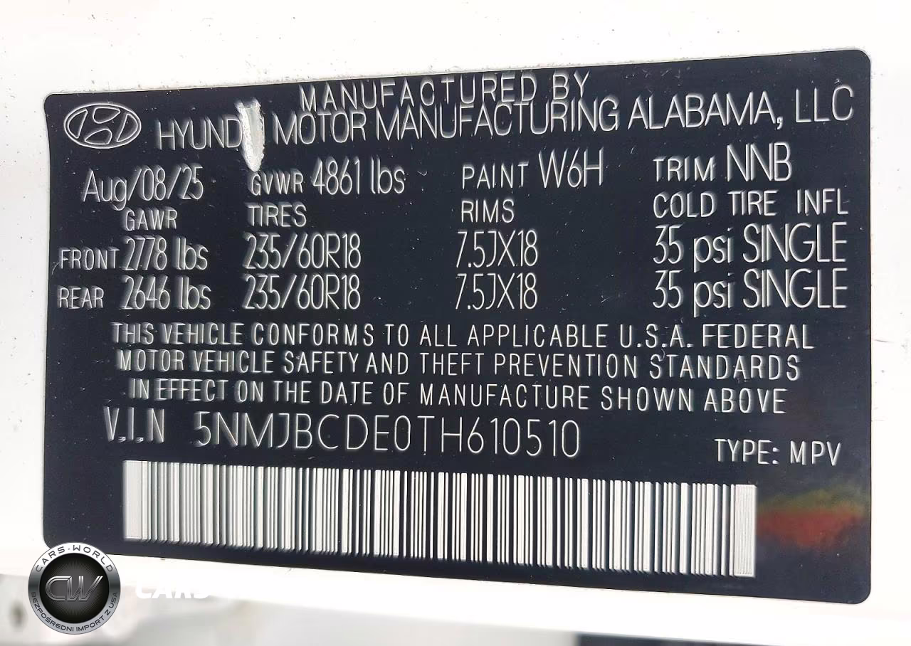 2026 Hyundai Tucson Sel VIN:5NMJBCDE0TH610510 - 13