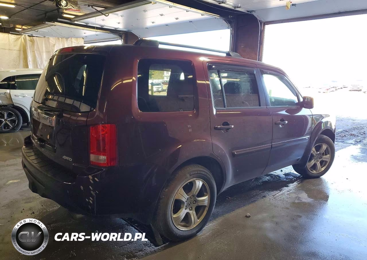 2014 Honda Pilot Exln VIN:5FNYF4H70EB017447 - 3