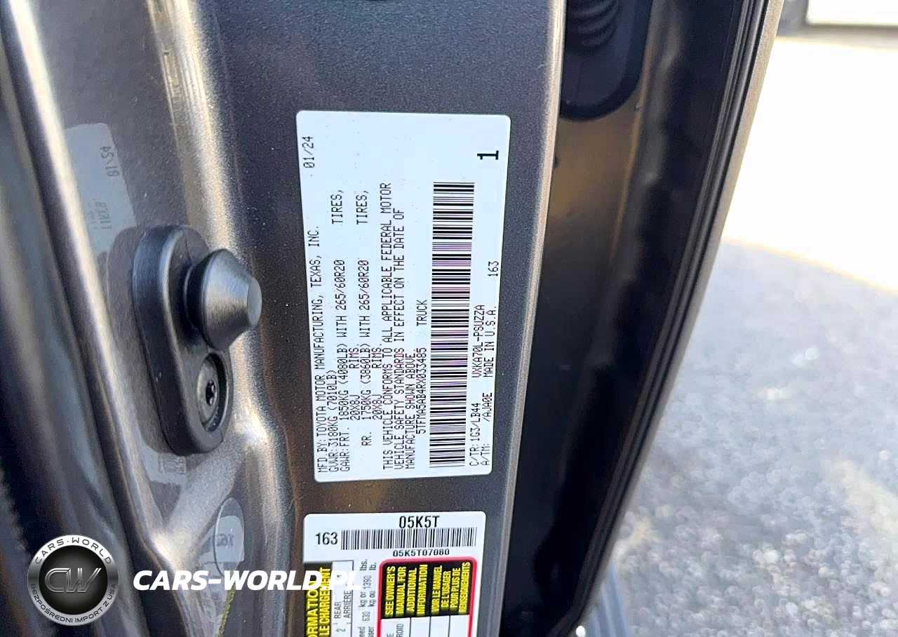 2024 Toyota Tundra 1794 Edition VIN:5TFMA5AB4RX033485 - 10