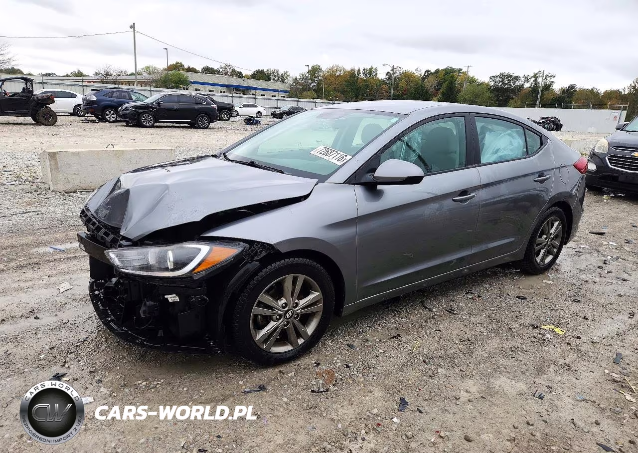 2018 Hyundai Elantra Sel VIN:5NPD84LF1JH298306 - 1