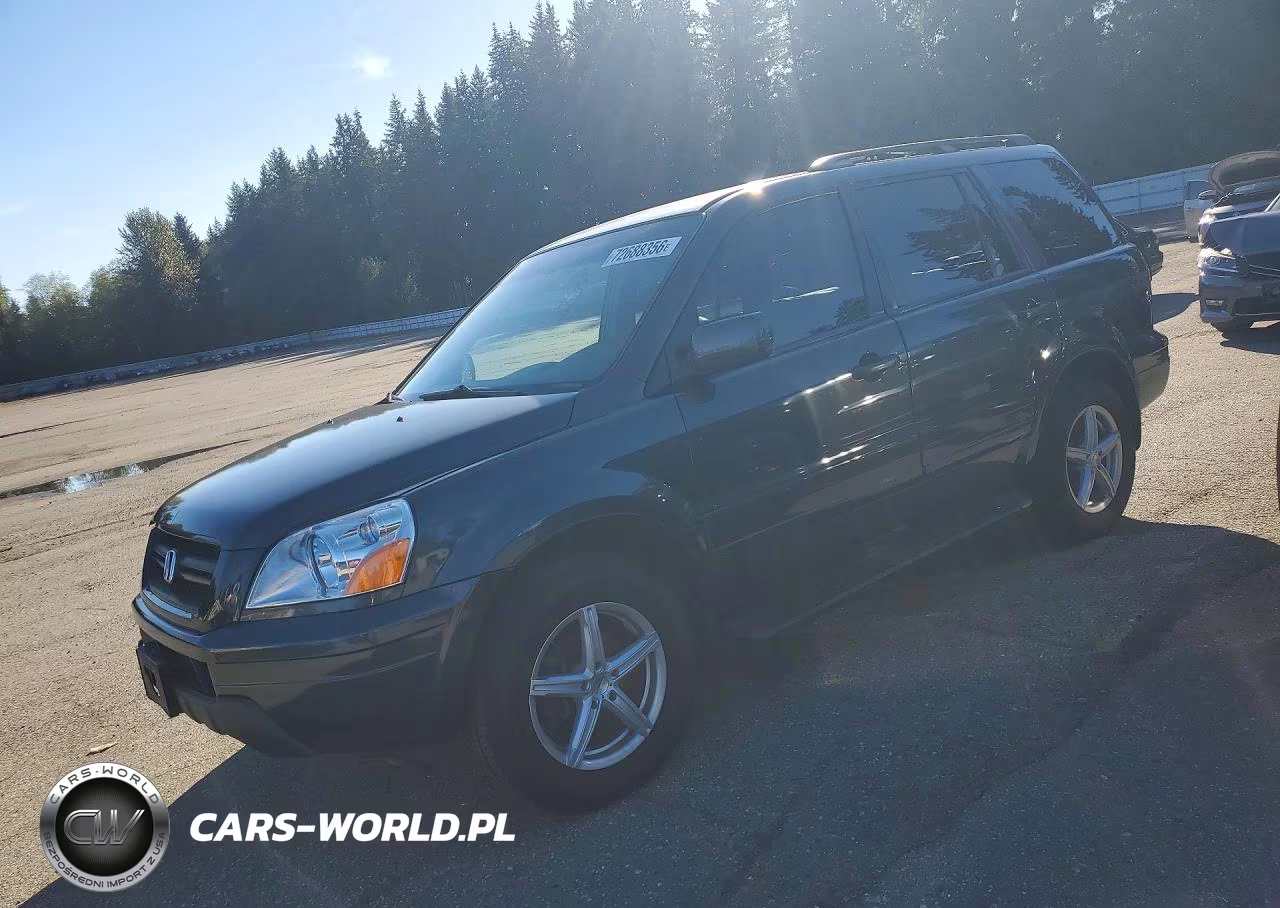 2004 Honda Pilot Exl VIN:2HKYF18754H568858 - 1