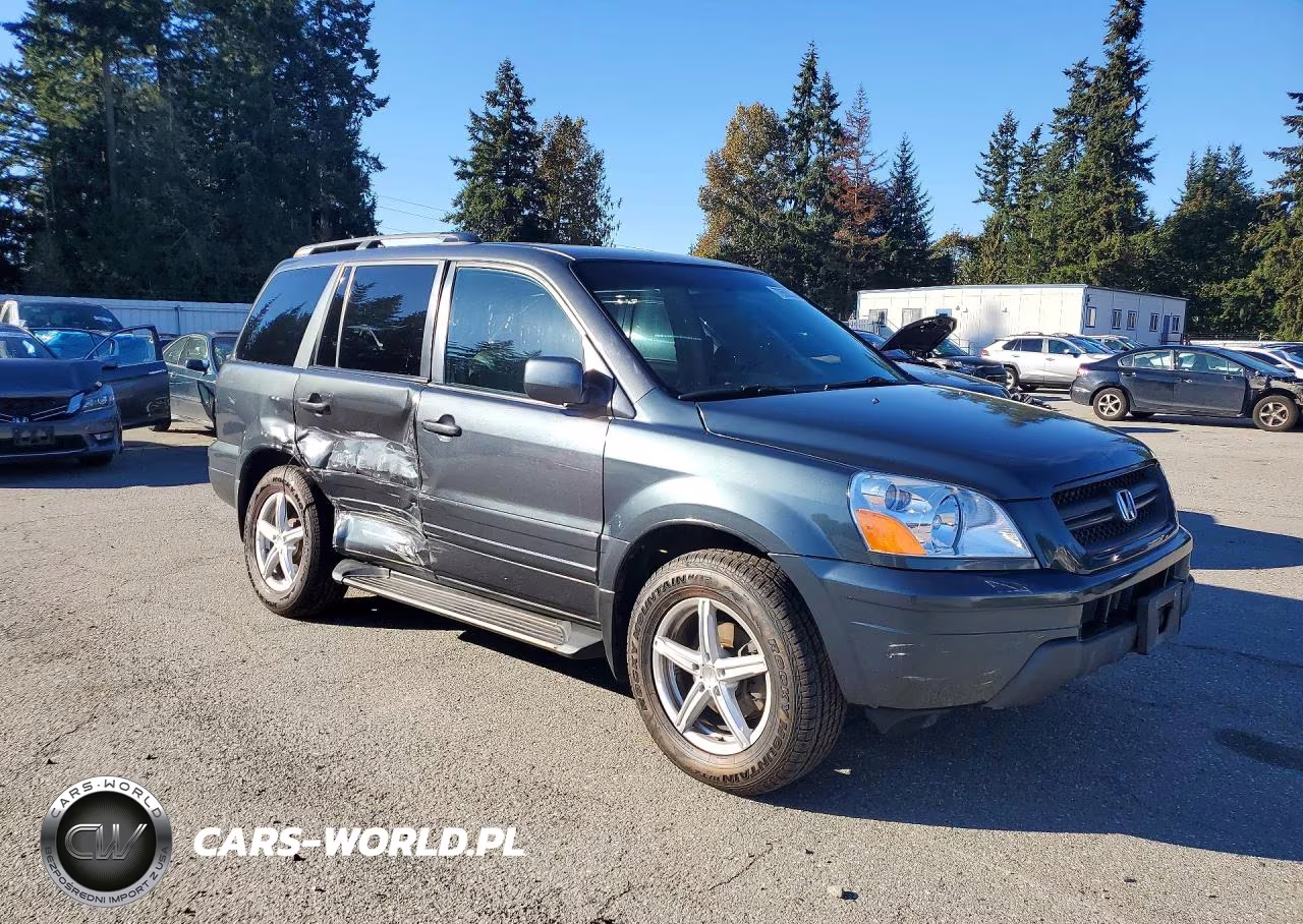 2004 Honda Pilot Exl VIN:2HKYF18754H568858 - 4