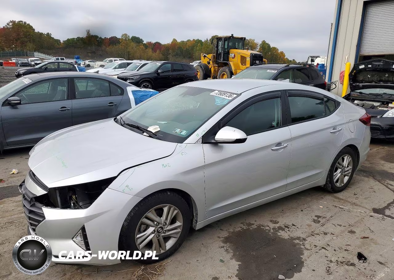 2019 Hyundai Elantra Sel VIN:5NPD84LF8KH463687 - 1
