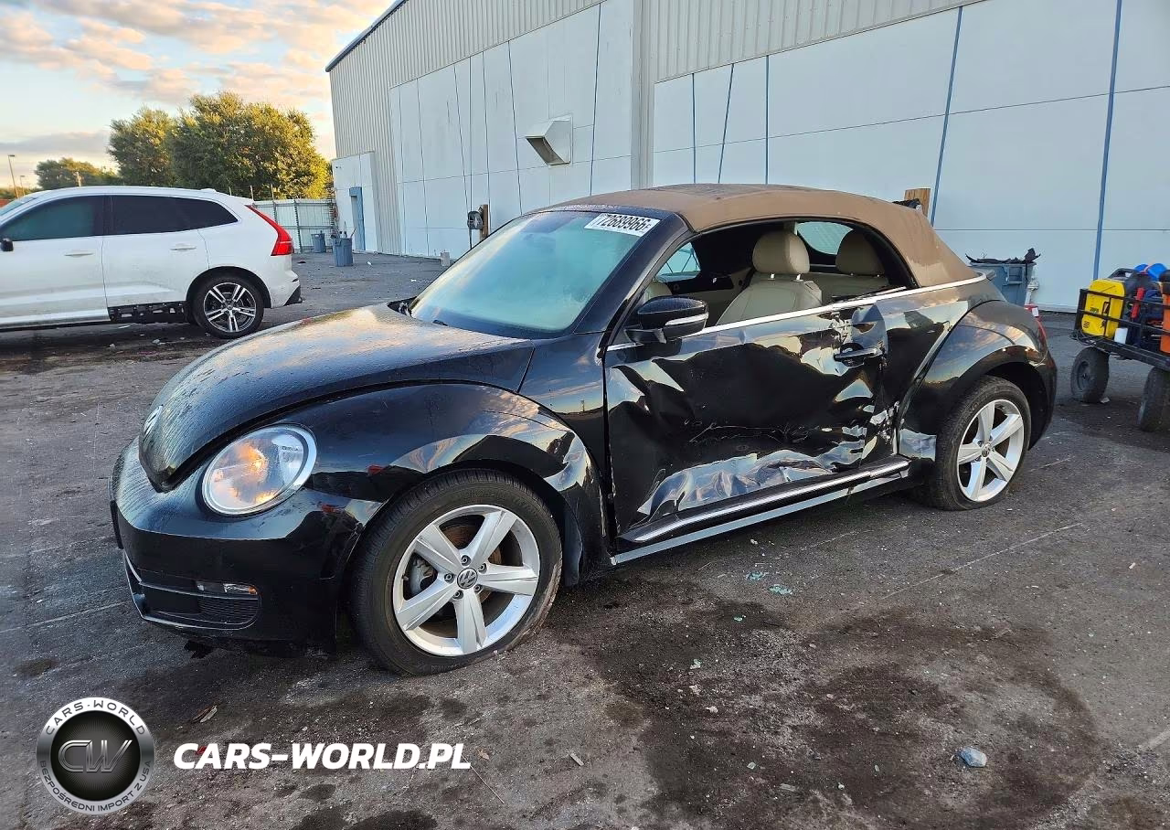 2014 Volkswagen Beetle VIN:3VW517AT6EM819441 - 1
