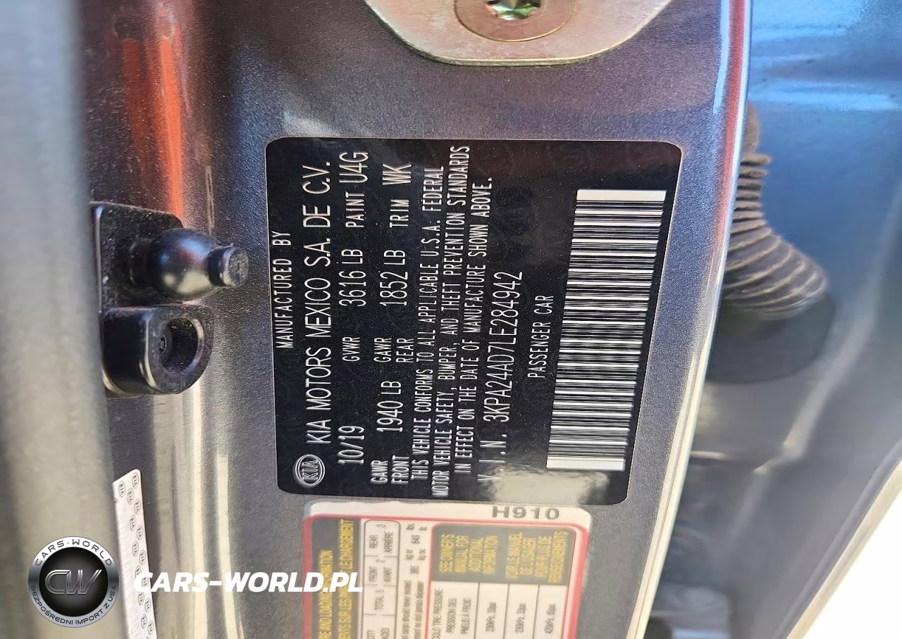 2020 KIA RIO LX VIN:3KPA24AD7LE284942 - 12