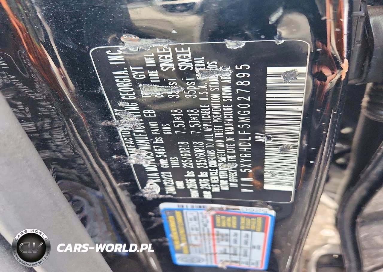 2021 Kia Sorento Ex VIN:5XYRHDLF5MG027895 - 13