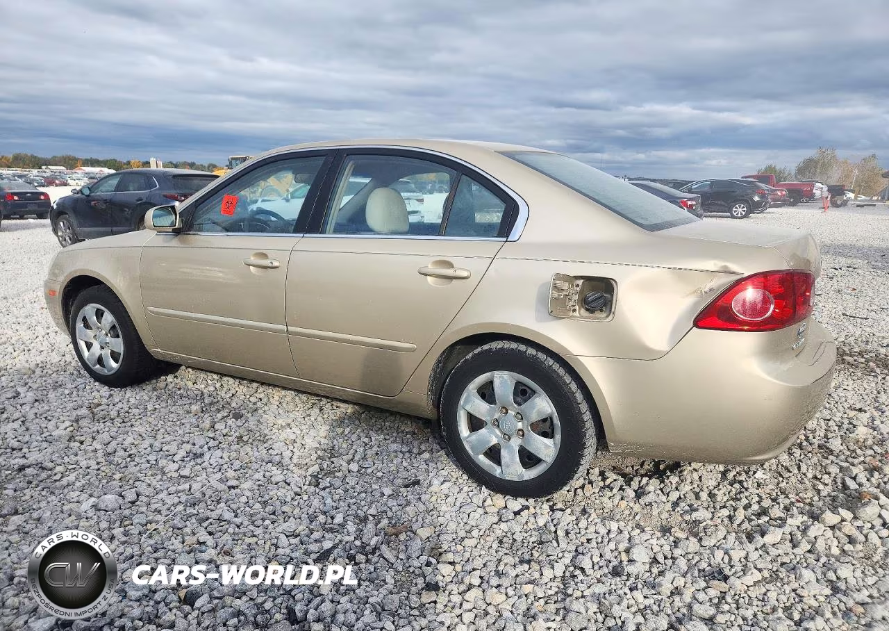 2008 Kia Optima Lx VIN:KNAGE123785227629 - 2