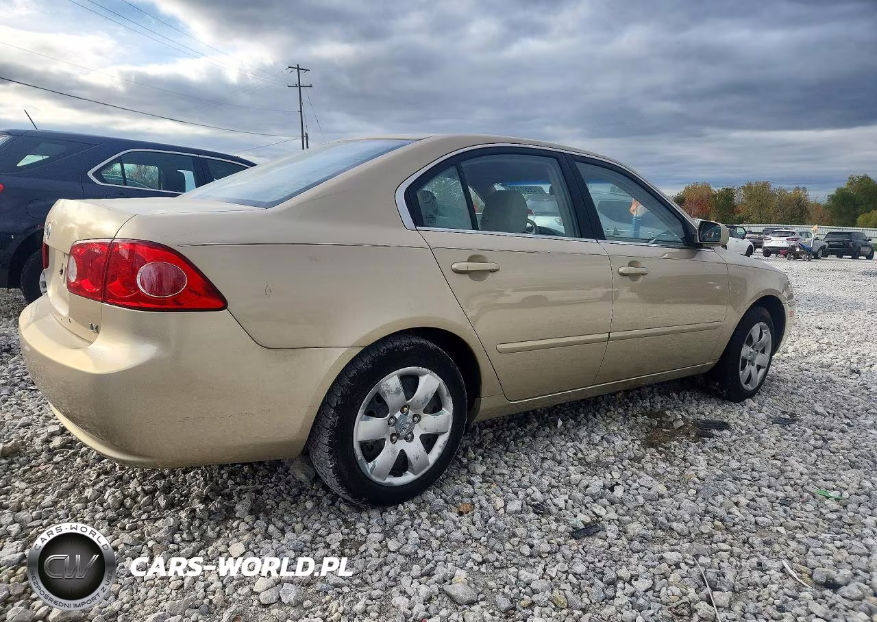 2008 Kia Optima Lx VIN:KNAGE123785227629 - 3