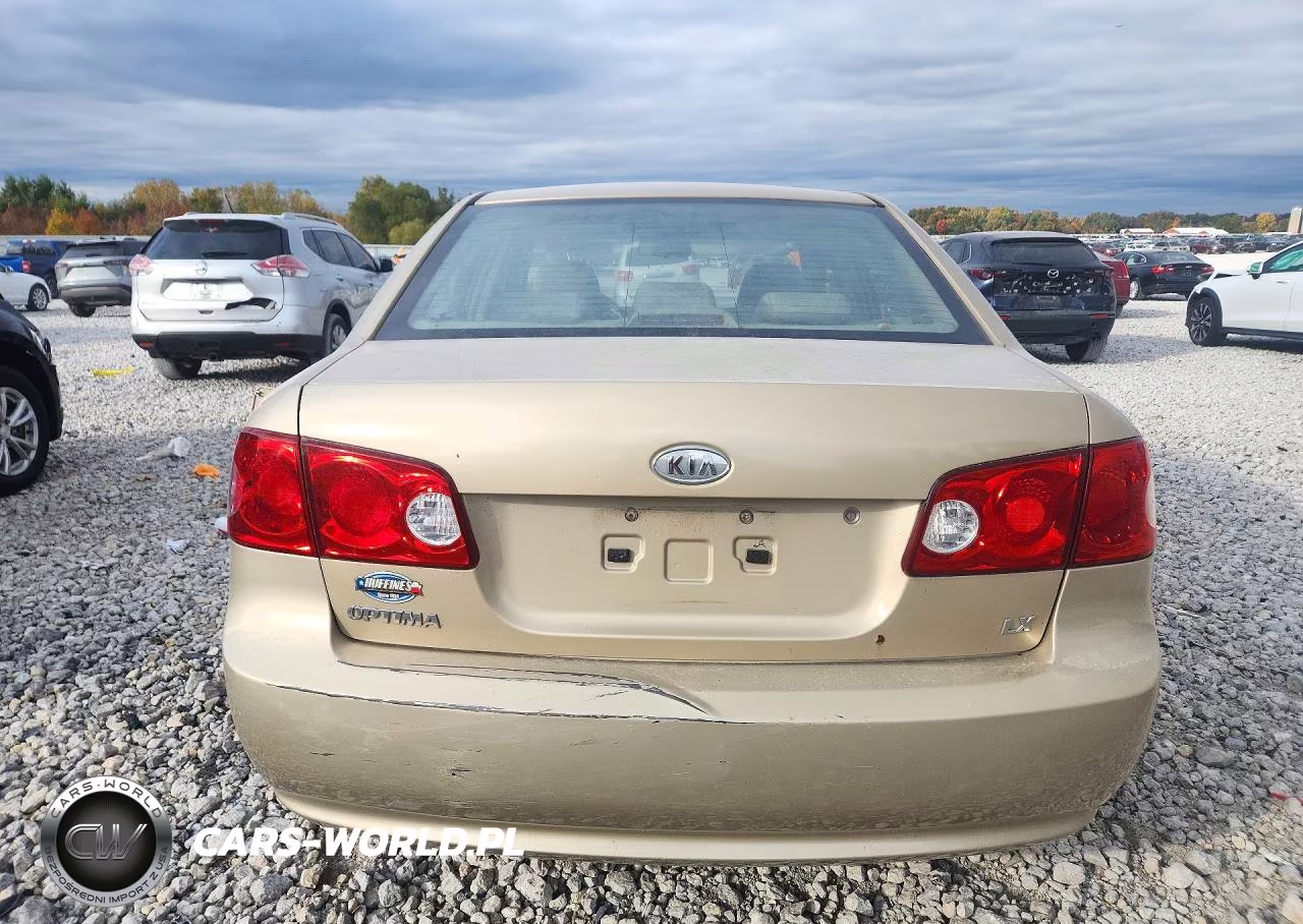 2008 Kia Optima Lx VIN:KNAGE123785227629 - 6