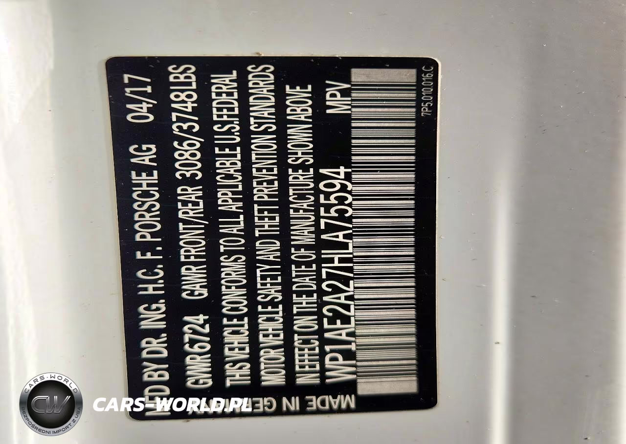 2017 Porsche Cayenne Se Hybrid Platinum VIN:WP1AE2A27HLA75594 - 13