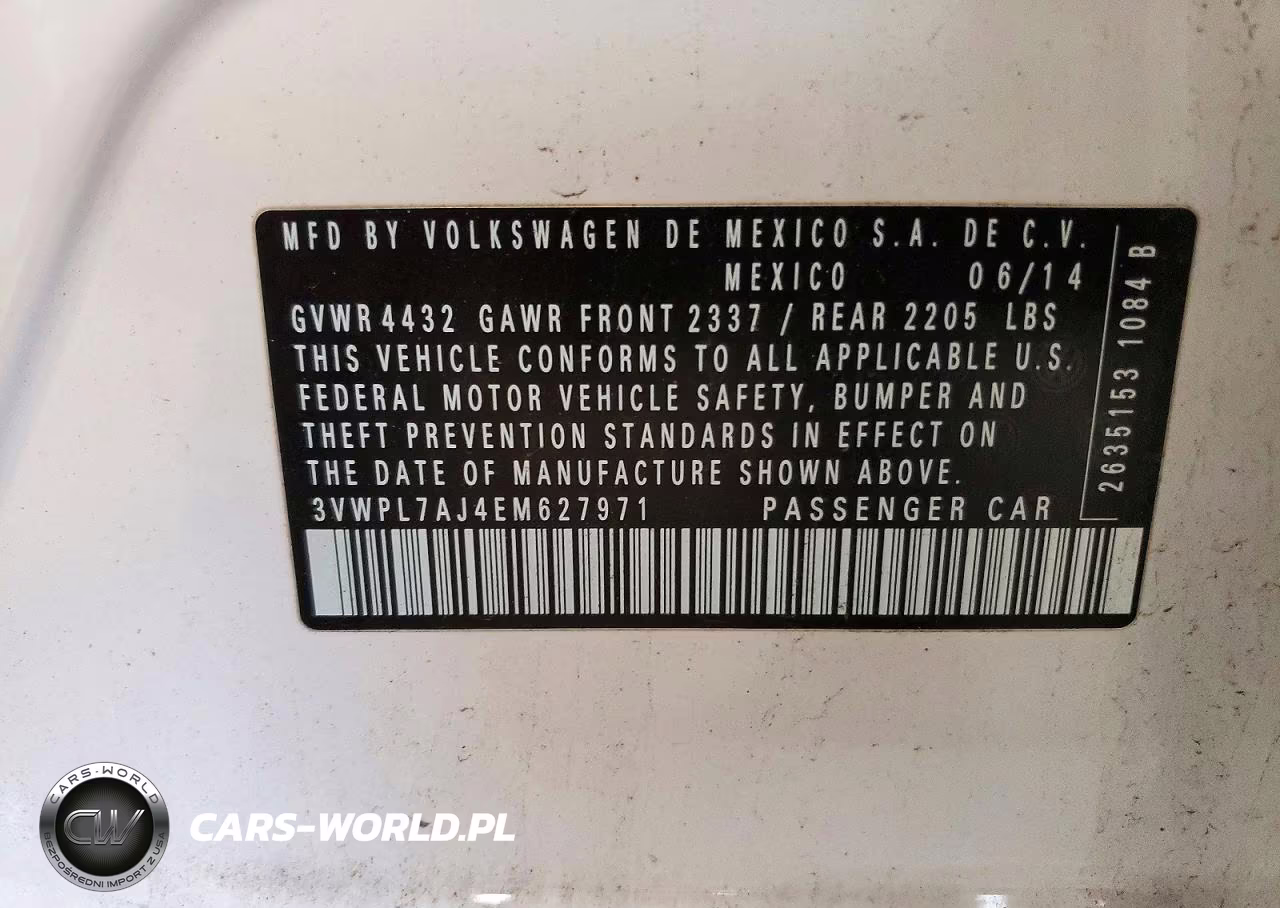2014 Volkswagen Jetta Tdi VIN:3VWPL7AJ4EM627971 - 12