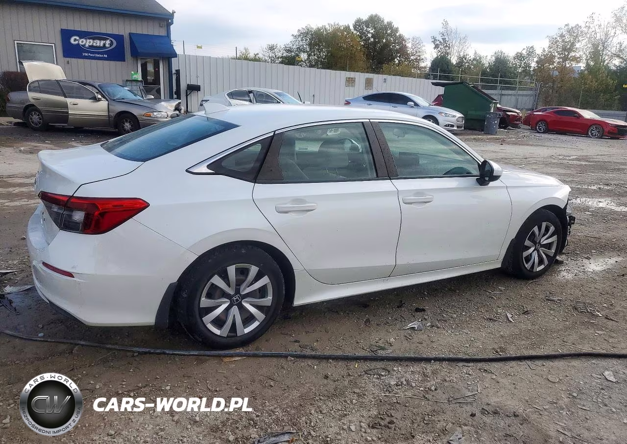 2022 Honda Civic Lx VIN:2HGFE2F25NH526841 - 3