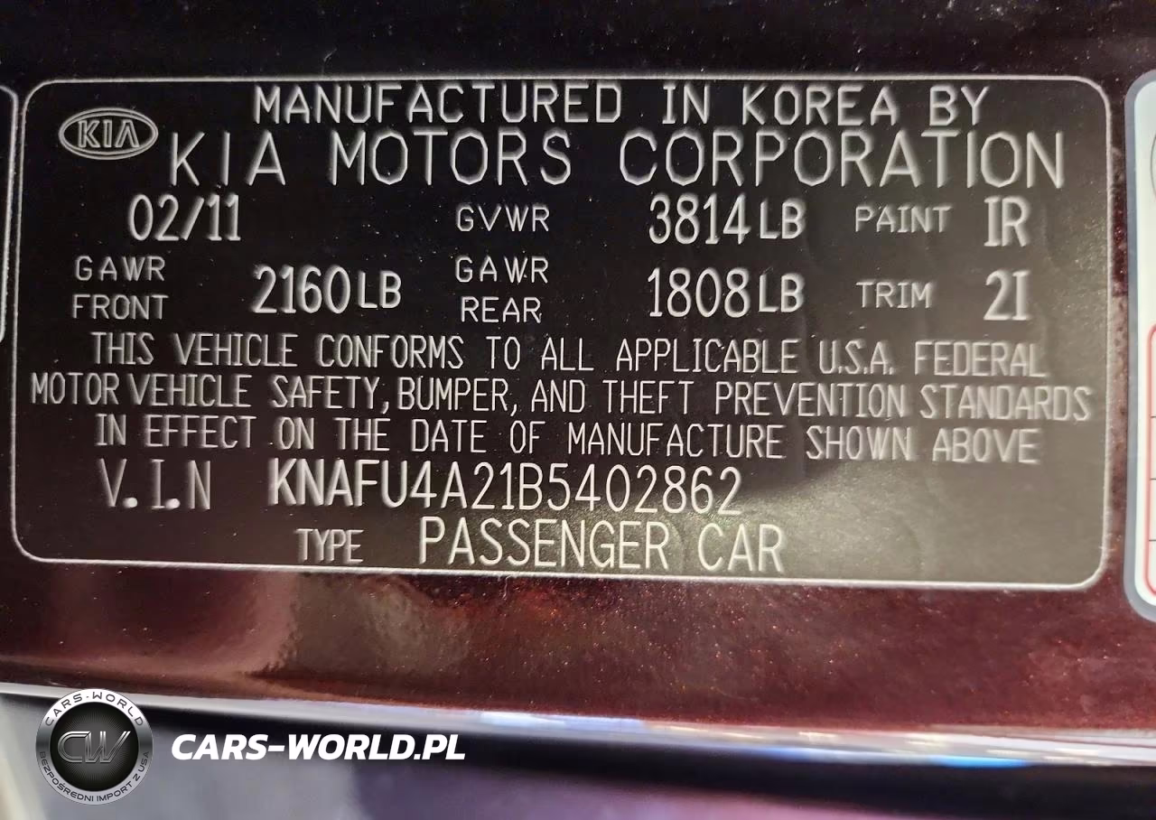 2011 Kia Forte Ex VIN:KNAFU4A21B5402862 - 12