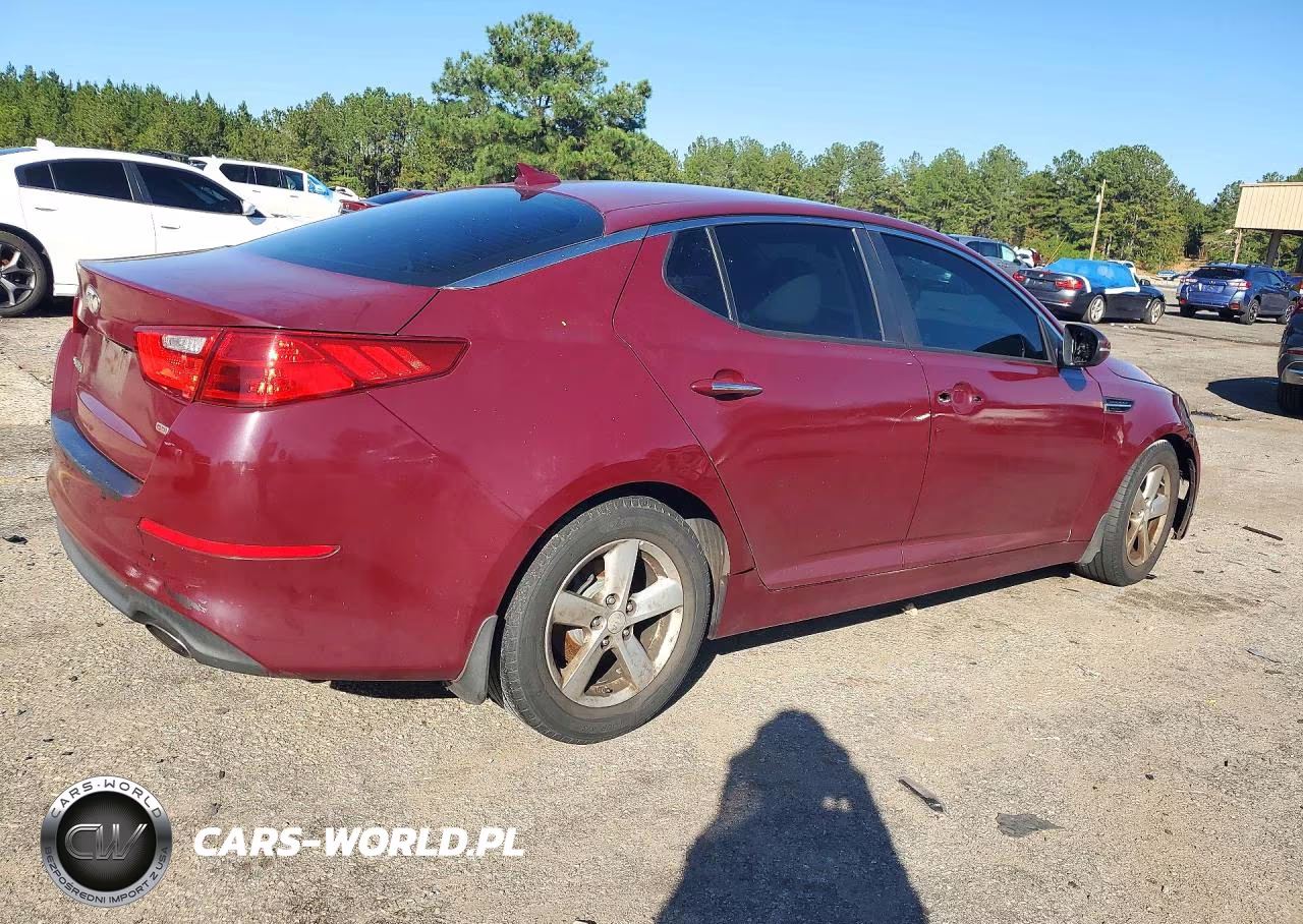 2014 Kia Optima Lx VIN:5XXGM4A76EG287355 - 3