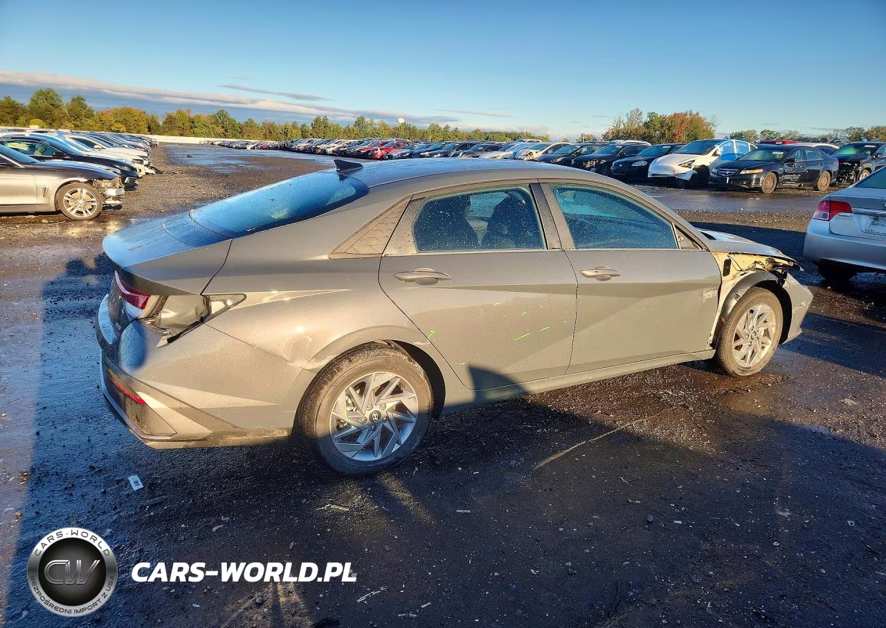 2026 Hyundai Elantra Hybrid Blue VIN:KMHLM4DJ5TU210873 - 3
