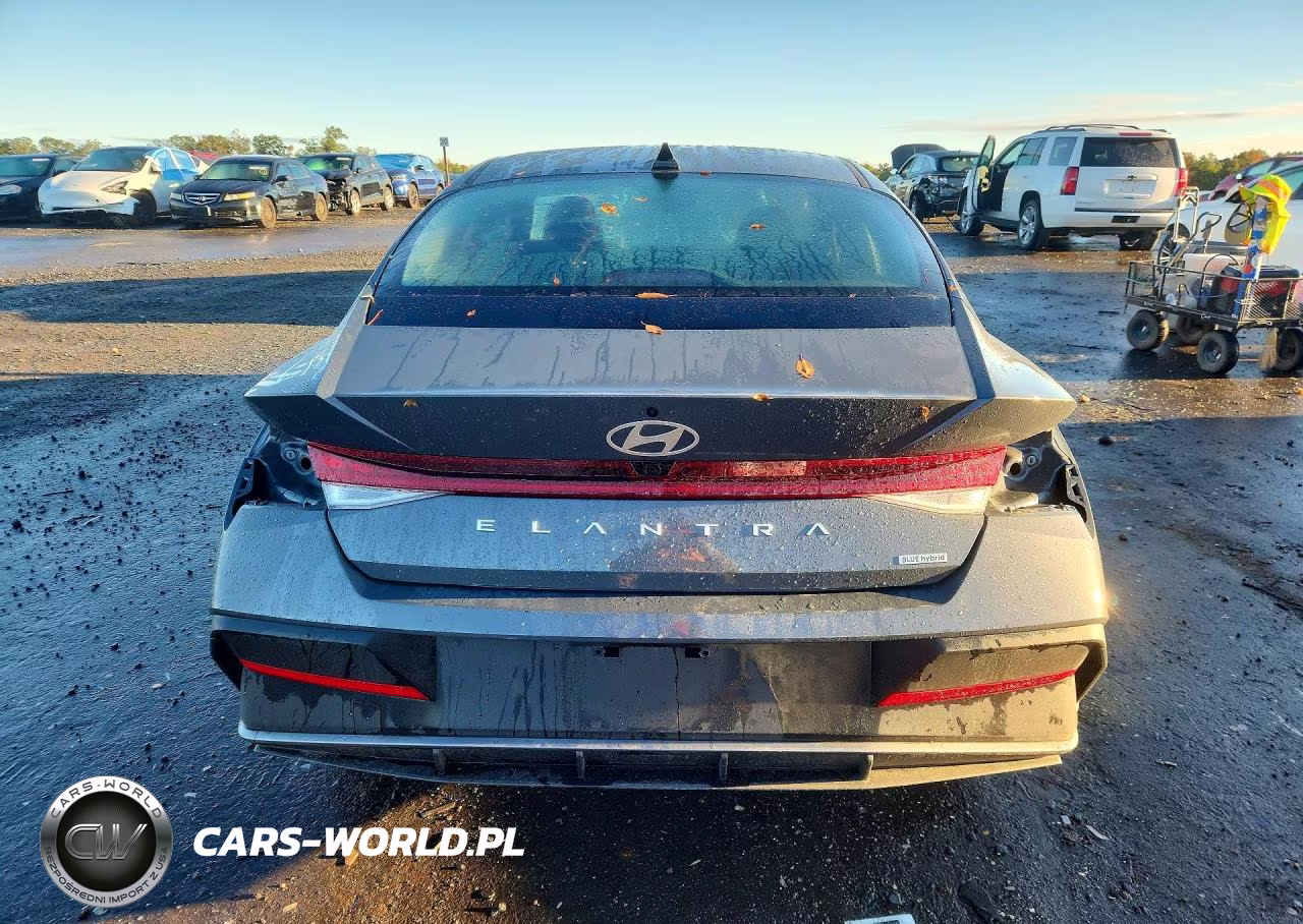 2026 Hyundai Elantra Hybrid Blue VIN:KMHLM4DJ5TU210873 - 6