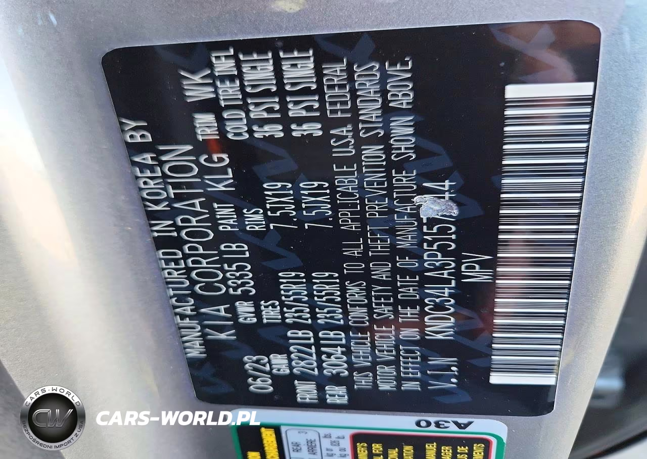 2023 Kia Ev6 Wind VIN:KNDC34LA3P5157244 - 12