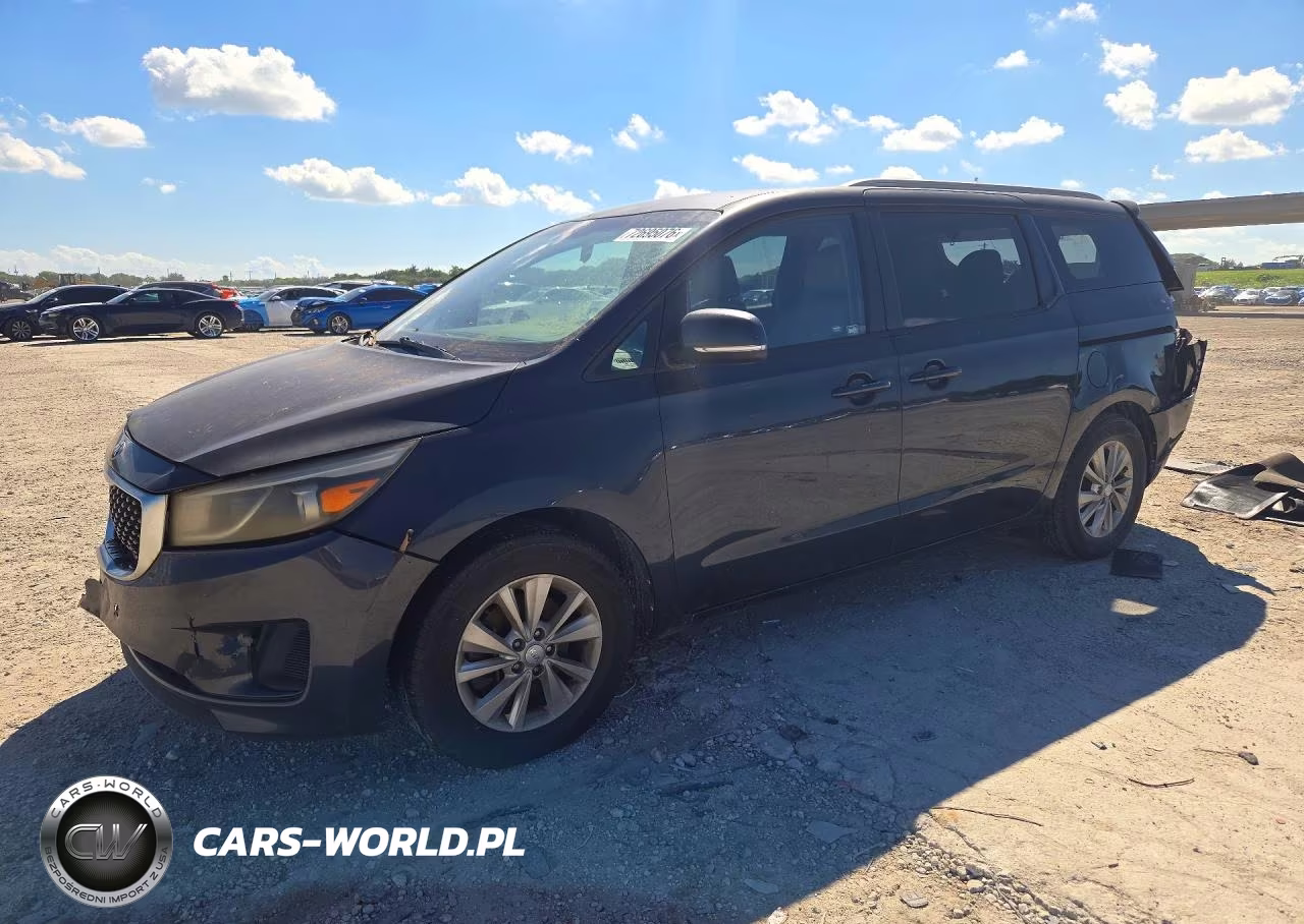2015 Kia Sedona Lx VIN:KNDMB5C13F6017927 - 1