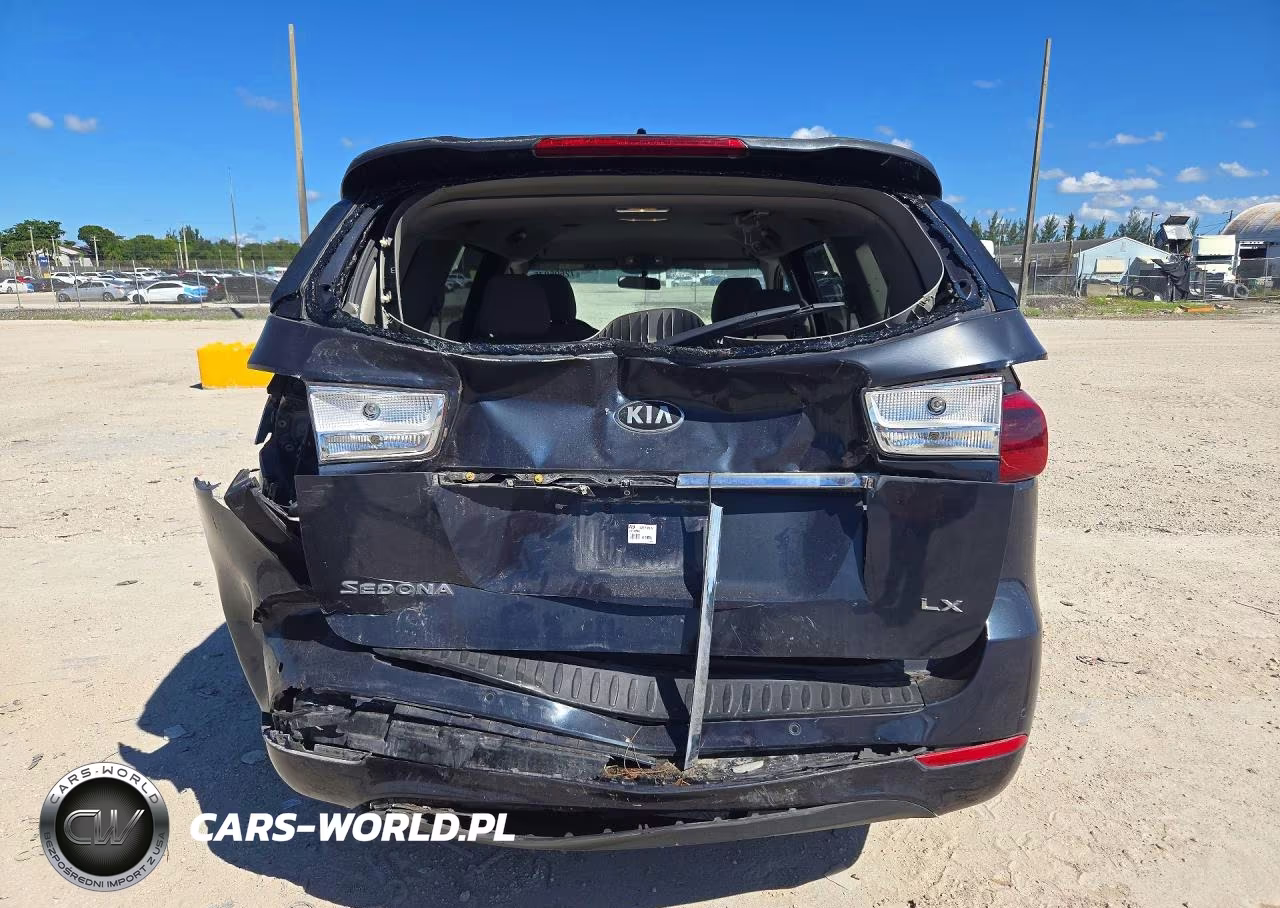 2015 Kia Sedona Lx VIN:KNDMB5C13F6017927 - 6