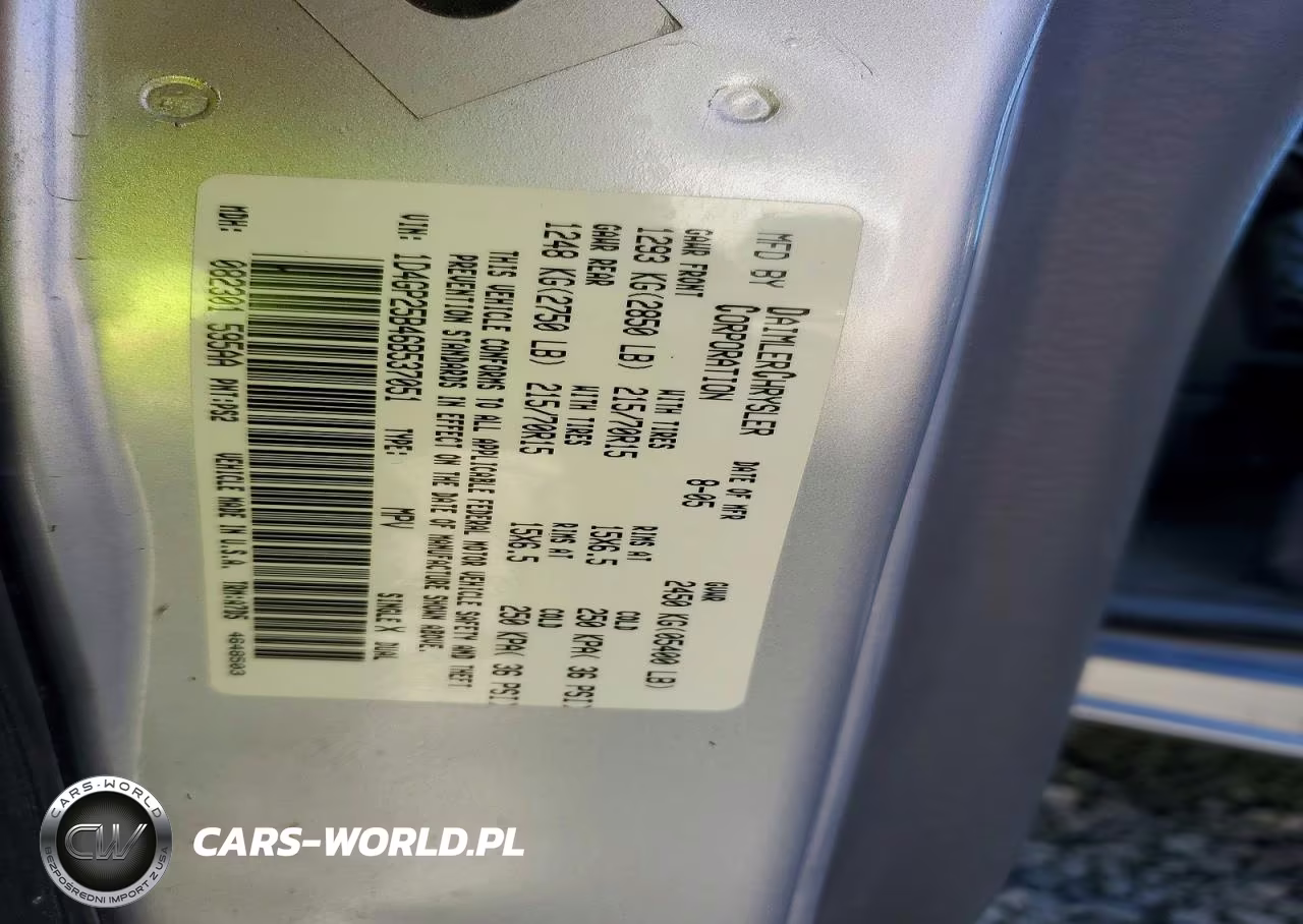 2006 Dodge Caravan Se VIN:1D4GP25B46B537051 - 13