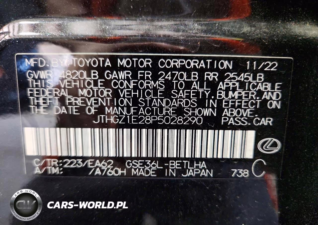 2023 Lexus Is 350 F Sport VIN:JTHGZ1E28P5028290 - 13