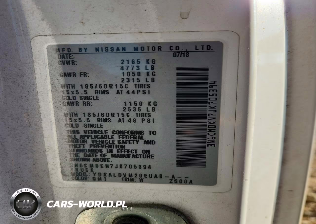2018 Nissan Nv200 Delivery Van VIN:3N6CM0KN7JK705394 - 12