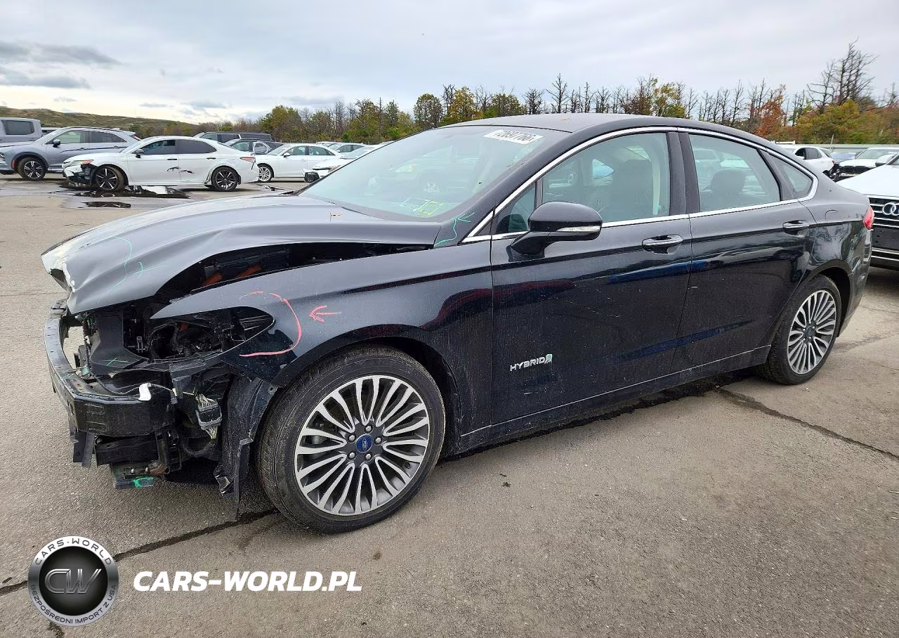 2018 Ford Fusion Titanium-Platinum Hev VIN:3FA6P0RU8JR177639 - 1