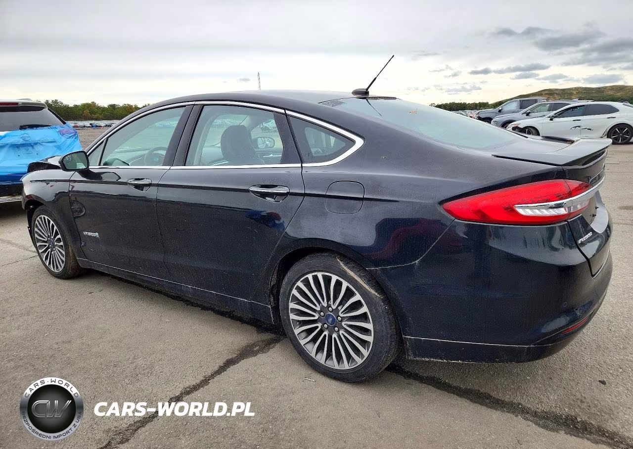 2018 Ford Fusion Titanium-Platinum Hev VIN:3FA6P0RU8JR177639 - 2