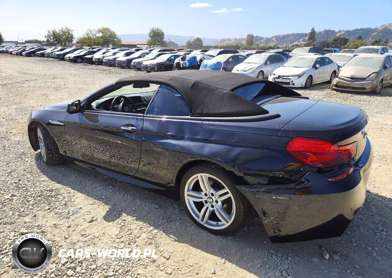 2013 BMW 650 I VIN:WBAYP9C59DDW21226 - 2