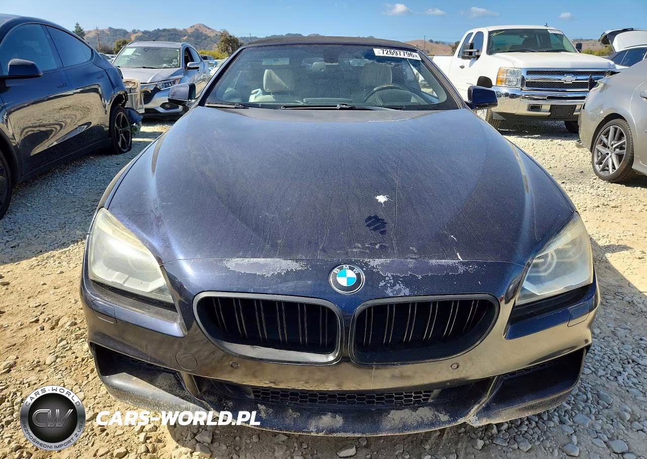 2013 BMW 650 I VIN:WBAYP9C59DDW21226 - 5