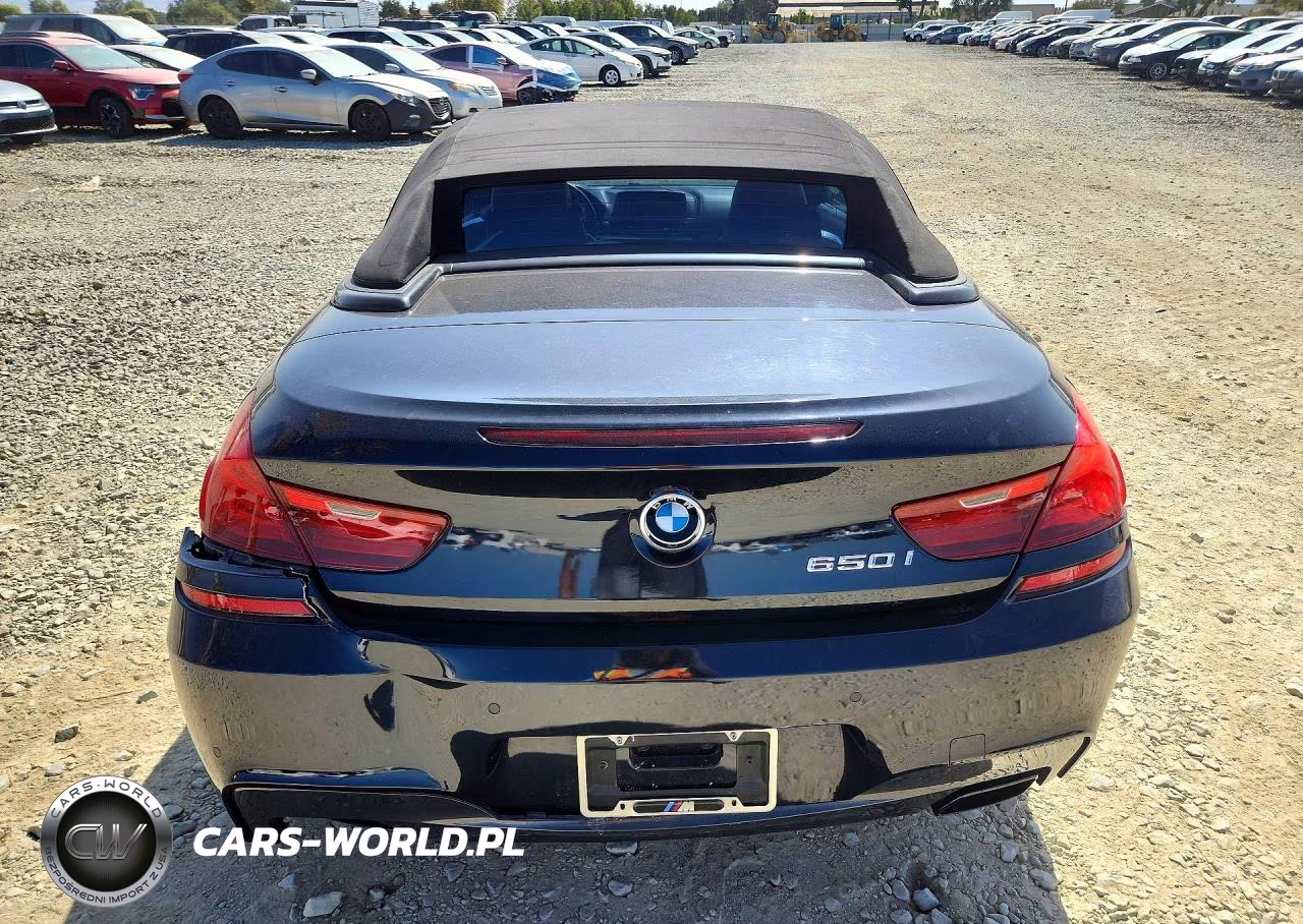 2013 BMW 650 I VIN:WBAYP9C59DDW21226 - 6