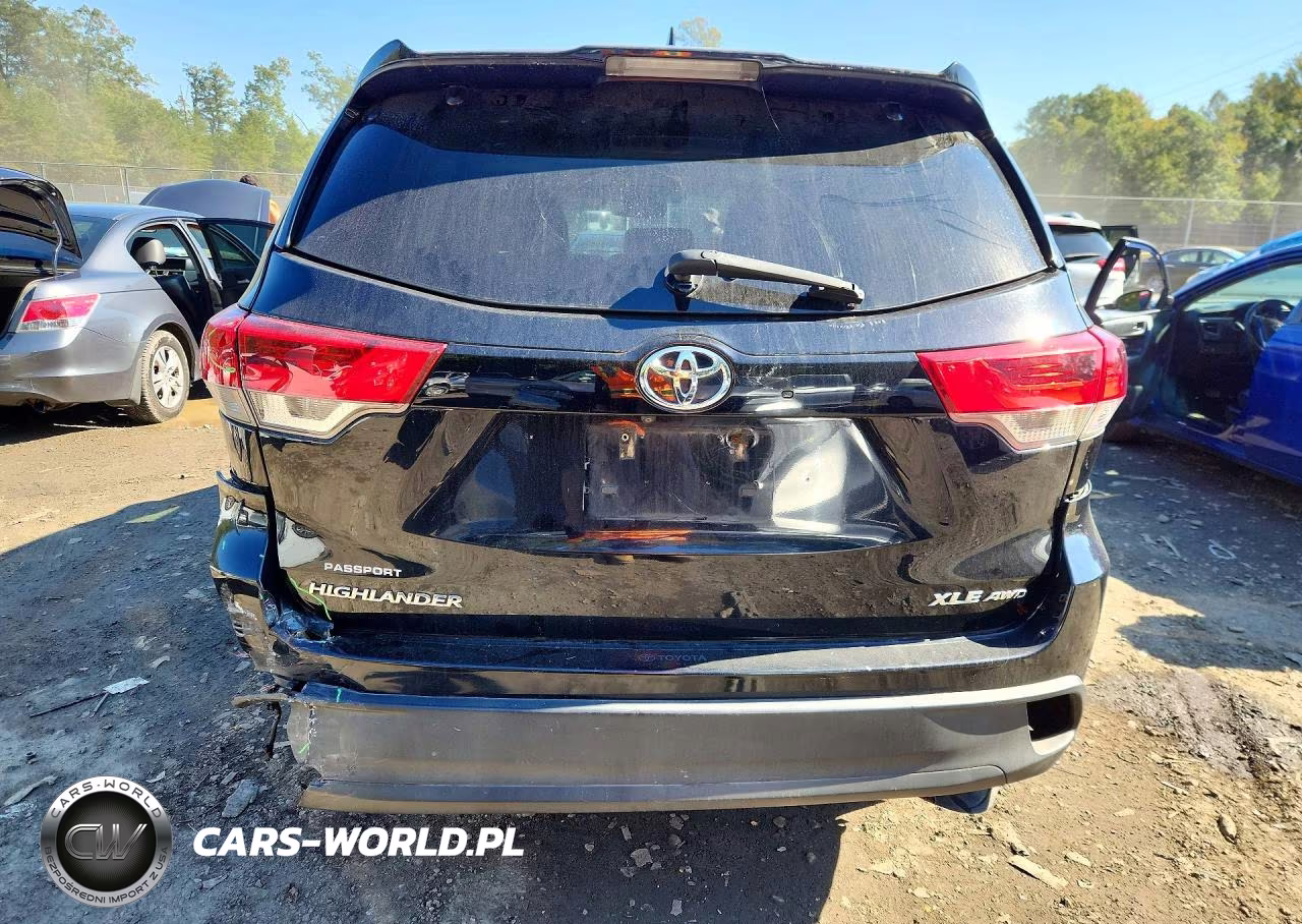 2017 Toyota Highlander Xle VIN:5TDJZRFH9HS445325 - 6