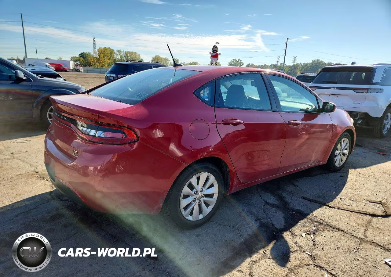 2014 Dodge Dart Sxt VIN:1C3CDFBB2ED724098 - 3