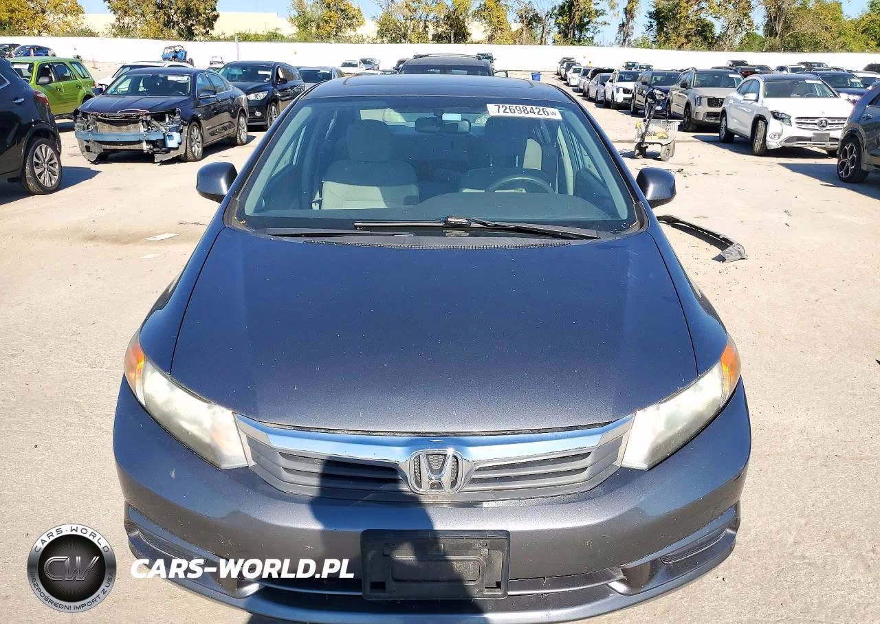 2012 Honda Civic Ex VIN:19XFB2F87CE061399 - 5