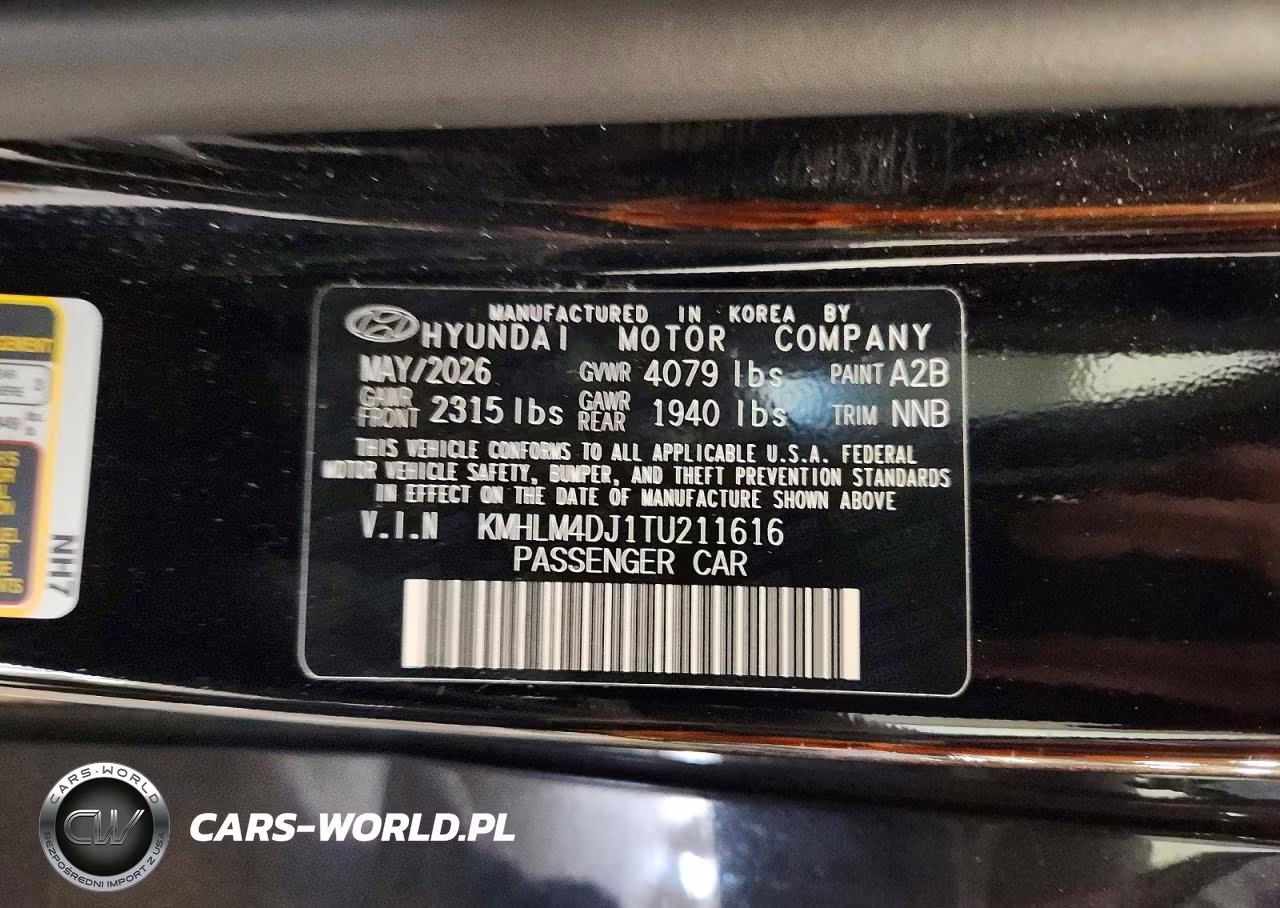 2026 Hyundai Elantra Hybrid Blue VIN:KMHLM4DJ1TU211616 - 12