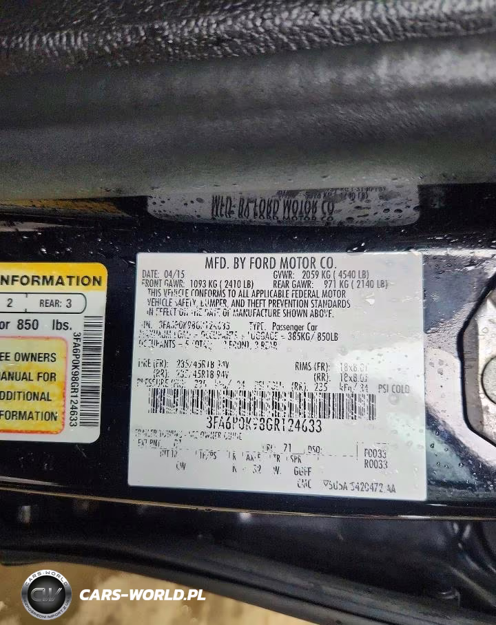 2016 Ford Fusion Titanium VIN:3FA6P0K98GR124633 - 12