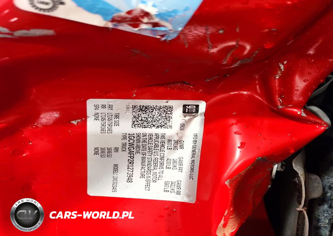 2024 Chevrolet Express 2500 Cargo Delivery Van VIN:1GCWGAFP2R1273948 - 13