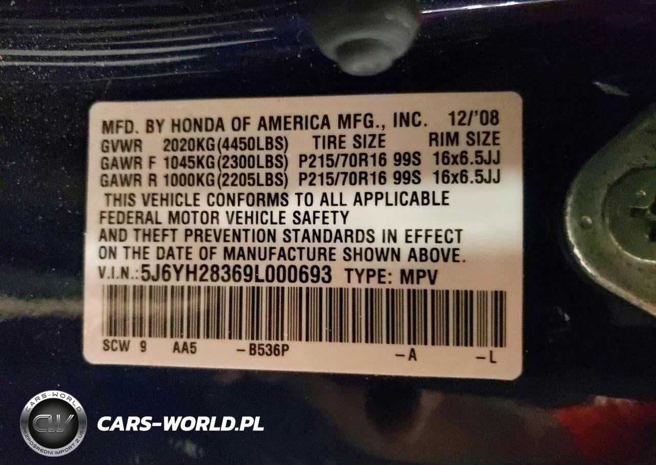 2009 Honda Element Lx VIN:5J6YH28369L000693 - 13