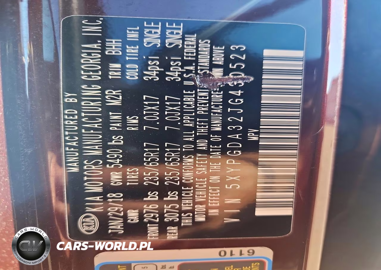 2018 Kia Sorento Lx VIN:5XYPGDA32JG430523 - 12