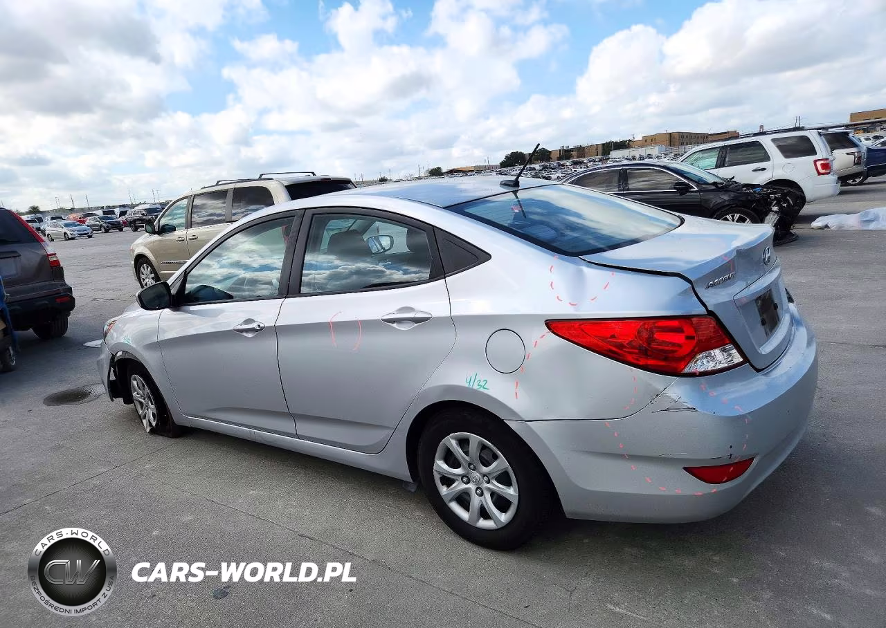 2012 Hyundai Accent Gls VIN:KMHCT4AEXCU246066 - 2